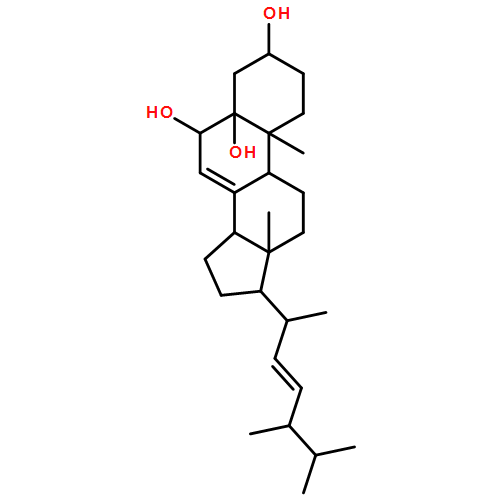 Ergosta-7,22-diene-3,5,6-triol, (3β,5α,6β,22E)-
