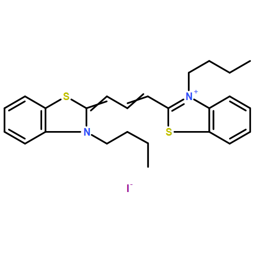 Benzothiazolium,3-butyl-2-[3-(3-butyl-2(3H)-benzothiazolylidene)-1-propen-1-yl]-, iodide (1:1)