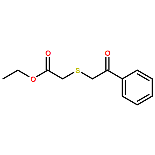 Acetic acid, 2-[(2-oxo-2-phenylethyl)thio]-, ethyl ester