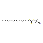 Carbonotrithioic acid, 1-cyano-1-methylethyl dodecyl ester