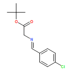 Glycine, N-[(4-chlorophenyl)methylene]-, 1,1-dimethylethyl ester