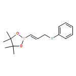 1,3,2-Dioxaborolane,4,4,5,5-tetramethyl-2-[(1E)-3-(phenylthio)-1-propenyl]-