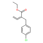 Benzenepropanoic acid, 4-chloro-α-ethenylidene-, ethyl ester