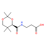 b-Alanine, N-[(2,2,5,5-tetramethyl-1,3-dioxan-4-yl)carbonyl]-, (R)-