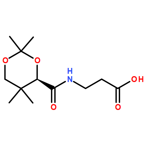 b-Alanine, N-[(2,2,5,5-tetramethyl-1,3-dioxan-4-yl)carbonyl]-, (R)-