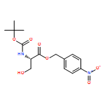 L-Serine, N-[(1,1-dimethylethoxy)carbonyl]-, (4-nitrophenyl)methyl ester
