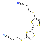 Propanenitrile, 3-[[2-[4-[(2-cyanoethyl)thio]-1,3-dithiol-2-ylidene]-1,3-dithiol-4-yl]thio]-