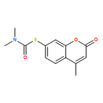 Carbamothioic acid, dimethyl-,S-(4-methyl-2-oxo-2H-1-benzopyran-7-yl) ester