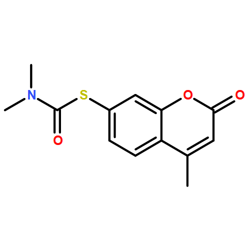 Carbamothioic acid, dimethyl-,S-(4-methyl-2-oxo-2H-1-benzopyran-7-yl) ester