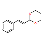 1,3-Dioxane, 2-(2-phenylethenyl)-, (E)-