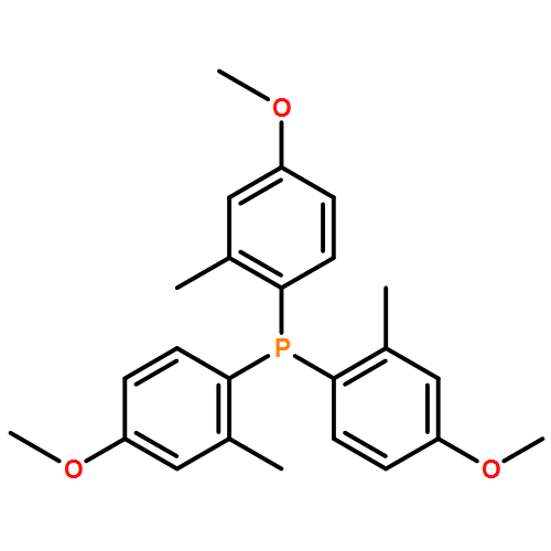 Phosphine, tris(4-methoxy-2-methylphenyl)-