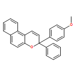 3H-Naphtho[2,1-b]pyran, 3-(4-methoxyphenyl)-3-phenyl-