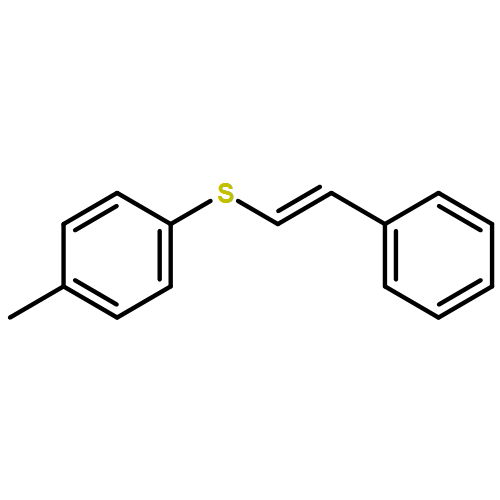 Benzene, 1-methyl-4-[(2-phenylethenyl)thio]-, (E)-