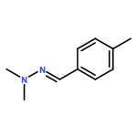 Benzaldehyde, 4-methyl-, dimethylhydrazone