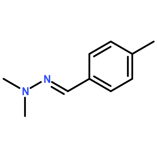 Benzaldehyde, 4-methyl-, dimethylhydrazone