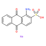 2-Anthracenesulfonic acid, 1-amino-9,10-dihydro-9,10-dioxo-, sodium salt (1:1)