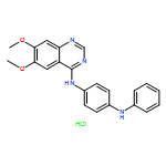 1,4-Benzenediamine, N-(6,7-dimethoxy-4-quinazolinyl)-N'-phenyl-,monohydrochloride