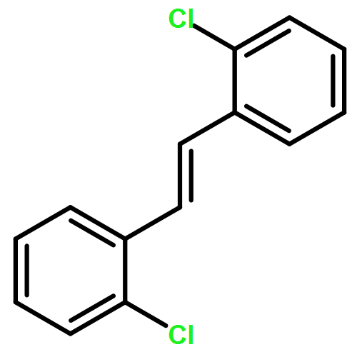 Benzene, 1,1'-(1,2-ethenediyl)bis[2-chloro-, (E)-