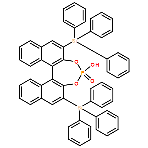 Dinaphtho[2,1-d:1',2'-f][1,3,2]dioxaphosphepin,4-hydroxy-2,6-bis(triphenylsilyl)-, 4-oxide, (11bR)-
