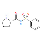 2-Pyrrolidinecarboxamide, N-(phenylsulfonyl)-, (2S)-