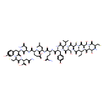 L-Asparagine,L-cysteinyl-L-threonyl-L-seryl-L-isoleucyl-L-cysteinyl-L-seryl-L-leucyl-L-tyrosyl-L-glutaminyl-L-leucyl-L-a-glutamyl-L-asparaginyl-L-tyrosyl-L-cysteinyl-