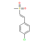 Benzene, 1-chloro-4-[2-(methylsulfonyl)ethenyl]-, (E)-