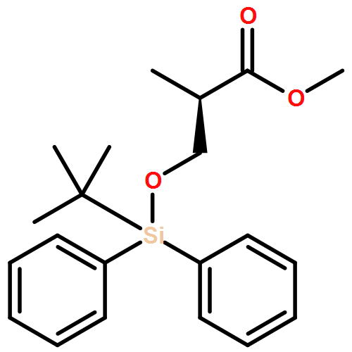Propanoic acid, 3-[[(1,1-dimethylethyl)diphenylsilyl]oxy]-2-methyl-,methyl ester, (2R)-