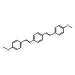 Benzene, 1,4-bis[2-(4-methoxyphenyl)ethenyl]-
