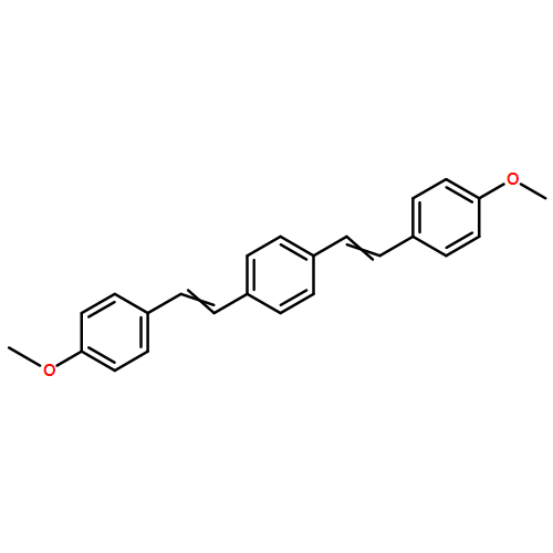 Benzene, 1,4-bis[2-(4-methoxyphenyl)ethenyl]-