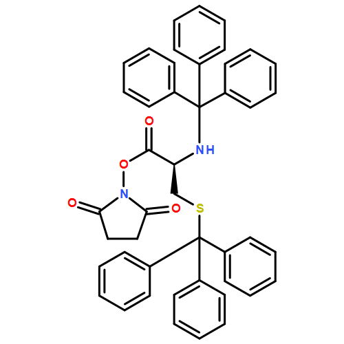 L-Cysteine, N,S-bis(triphenylmethyl)-, 2,5-dioxo-1-pyrrolidinyl ester