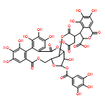 β-D-Glucopyranose, cyclic 3,6-(4,4',5,5',6,6'-hexahydroxy[1,1'-biphenyl]-2,2'-dicarboxylate) 4-[4-hydrogen (3-carboxy-3,4-dihydro-5,6,7-trihydroxy-1-