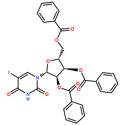 Uridine, 5-iodo-, 2',3',5'-tribenzoate