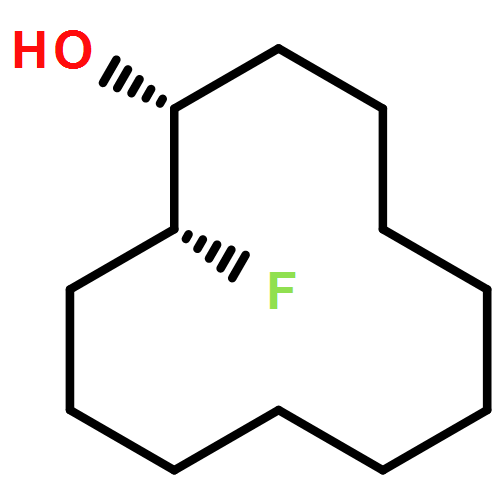 Cyclododecanol, 2-fluoro-, (1R,2R)-rel-