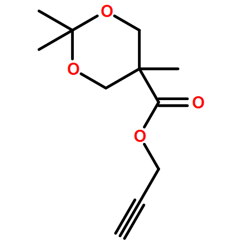 1,3-Dioxane-5-carboxylic acid, 2,2,5-trimethyl-, 2-propyn-1-yl ester 