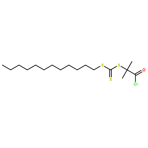 Carbonotrithioic acid, 1-(chlorocarbonyl)-1-methylethyl dodecyl ester