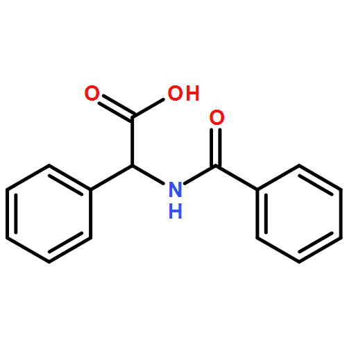 Benzeneacetic acid, α-(benzoylamino)-