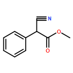 Benzeneacetic acid, α-cyano-, methyl ester
