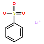 Benzenesulfonic acid, lithium salt