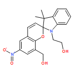 Spiro[2H-1-benzopyran-2,2'-[2H]indole]-1'(3'H)-ethanol, 8-(hydroxymethyl)-3',3'-dimethyl-6-nitro-