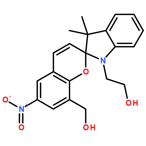 Spiro[2H-1-benzopyran-2,2'-[2H]indole]-1'(3'H)-ethanol, 8-(hydroxymethyl)-3',3'-dimethyl-6-nitro-