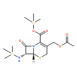 5-Thia-1-azabicyclo[4.2.0]oct-2-ene-2-carboxylic acid, 3-[(acetyloxy)methyl]-8-oxo-7-[(trimethylsilyl)amino]-, trimethylsilyl ester, (6R,7R)-