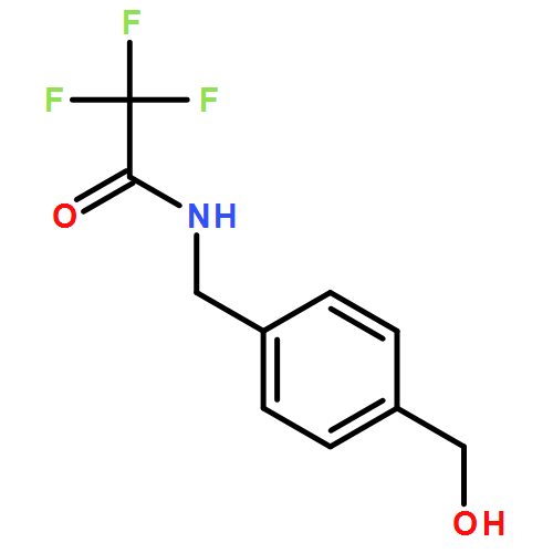 Acetamide, 2,2,2-trifluoro-N-[[4-(hydroxymethyl)phenyl]methyl]- 