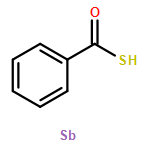 Benzenecarbothioic acid, antimony(3 ) salt (3:1)