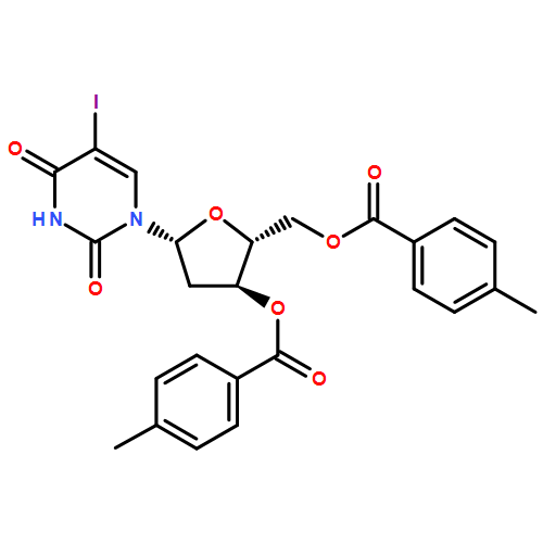 Uridine, 2'-deoxy-5-iodo-, 3',5'-bis(4-methylbenzoate)