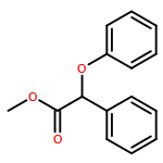 Benzeneacetic acid, α-phenoxy-, methyl ester