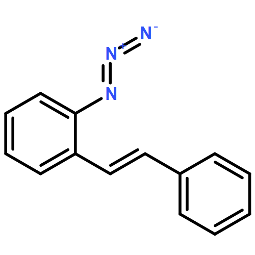 Benzene, 1-azido-2-(2-phenylethenyl)-, (E)-