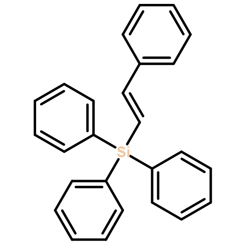 Benzene, 1,1',1''-[[(1E)-phenylethenyl]silylidyne]tris-