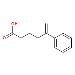 Benzenepentanoic acid, δ-methylene-