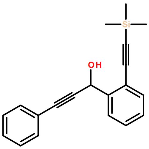 Benzenemethanol, α-(2-phenylethynyl)-2-[2-(trimethylsilyl)ethynyl]-