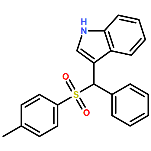 1H-Indole, 3-[[(4-methylphenyl)sulfonyl]phenylmethyl]-